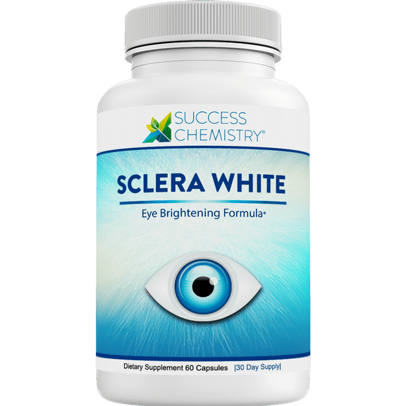 Success Chemistry Sclera White with Lutein - Vision & Eye Health Support for Adults - 60 Count