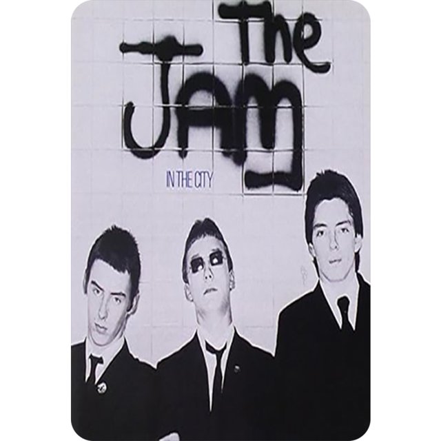 Placa Metal Vintage The Jam Band Barra Pintura Hierro Rectangular 20x30cm