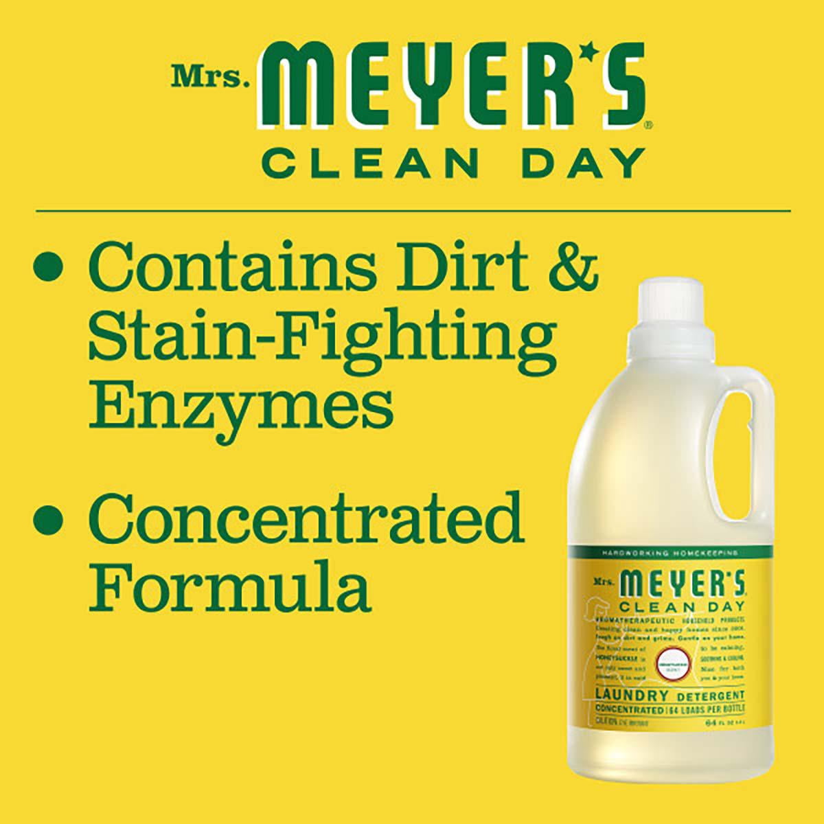 2X - Mrs. Meyer's Clean Day Honeysuckle Scent Concentrated Laundry Detergent, 64 Loads 64 oz