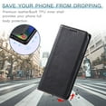 thumbnail image 2 of TECH CIRCLE Case For Galaxy S22 Ultra Case, Slim PU Leather Flip Folio Case Card Holders Kickstand Magnetic Shockproof Protective TPU Inner Wallet Cover for Samsung Galaxy S22 Ultra 6.8" 2022,Black, 2 of 7