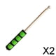 thumbnail image 1 of 2x Guía Asta de Bandera de Acero Inoxidable Maestro Puntero Guía Turística 2 piezas, 1 of 6