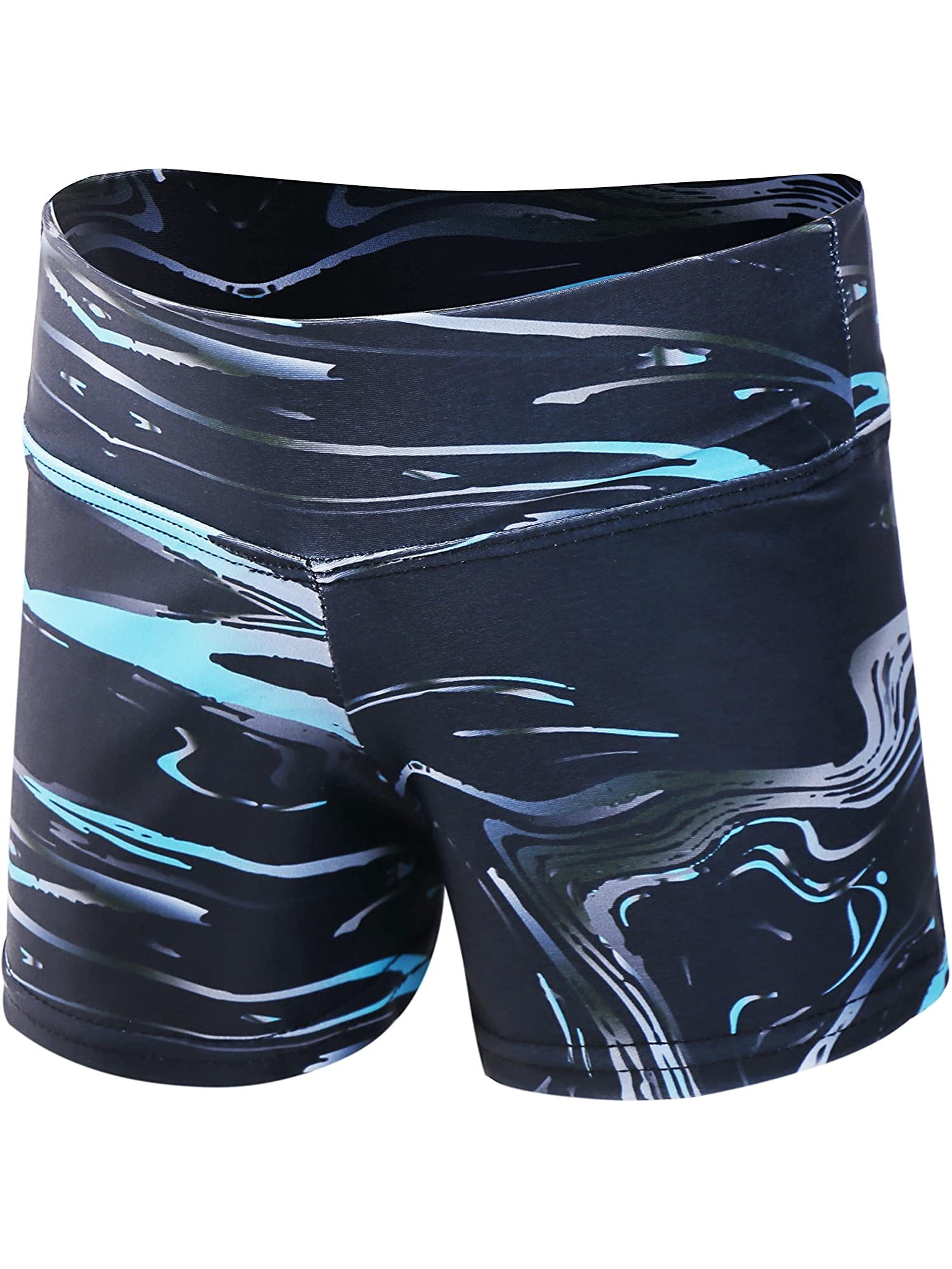 Dancina Marble Line Gymnastics Leotards for Girls with Matching Shorts Ages 412