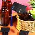 thumbnail image 3 of 4 Pcs Mini Graduation Caps Graduation Hats Bottle Hats Bottle Decors Bottle Toppers Grad Party Decorations, 3 of 4