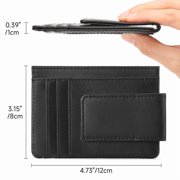 FALAN MULE Magnetic Closure Slim Wallet for Men Leather RFID Blocking Minimalist Front Pocket Money Clip Wallet Credit Card Holder