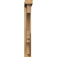 thumbnail image 2 of Ekena Millwork 4"W x 28"D x 32"H Balboa Block Rough Sawn Bracket w/ Offset Brace, Western Red Cedar, 2 of 25