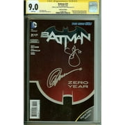 Batman The New 52 #21 1st Duke Thomas Signed Snyder Capullo CBCS 9.0 Walmart