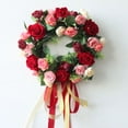 thumbnail image 7 of Spring And Summer Flowers Simulation Silk Roses Valentine'S Day Wreath Door Decoration Wall Decoration Wreath Valentines Day Decorations, 7 of 7