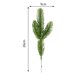 thumbnail image 3 of 5/10 piezas de ramas de agujas de pino de Navidad, plantas falsas, adornos para árbol de Navidad, corona de Navidad, caja de regalo, flores de boda, suministros para el hogar, 3 of 5