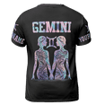 thumbnail image 3 of Lotusprinthandmade Gemini Personalized Name Zodiac Sign Unisex T-shirt 3D S-5XL Multicolor, 3 of 5