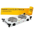 thumbnail image 4 of Parrilla eléctrica 2 quemador de espiral con asa blanco, 4 of 7