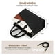thumbnail image 3 of Bolso tipo cartera LOVEVOOK, bolso de mano, piel negra, 3 of 8