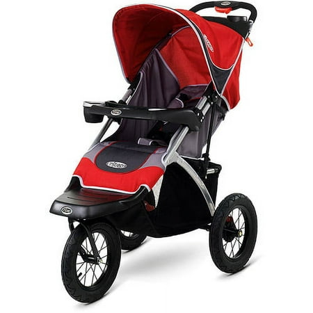 InStep - Suburban Safari Jogging Stroller, Red and Gray