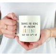 thumbnail image 3 of Koyal Wholesale Funny Ceramic Coffee Mug, Colorful Thanks For Being An Awesome, Friend, 3 of 5