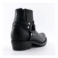 thumbnail image 3 of Grinders Unisex Black Western Leather Boots-Renegade Lo, 3 of 5