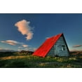 thumbnail image 2 of Ingibergsson, Bragi 18x13 Black Ornate Wood Framed with Double Matting Museum Art Print Titled - The Red Roof, 2 of 4