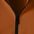 thumbnail image 4 of Wyobmus Men' Lightweight Jacket Casual Color Block Zipper Pockets Long Sleeve Outwear Jackets Caramel, 4 of 5