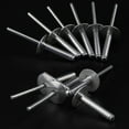 thumbnail image 5 of GFDYREE 50pcs 3/16" x 1" Large Flange Aluminum Blind Rivets, 4.8 x 25mm Pop Rivets (Silver), 5 of 5
