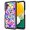 Rainbow Flowers,, variant on Case for Samsung Galaxy A13 5G,Galaxy A13 5G Design Cute Case,Shockproof Dual Layer Armor Protective Boys Men Girls Women Floral Flower Bumper Phone Case Cover (6.5",2022)[Black-Clear]
