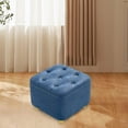 thumbnail image 4 of Small Footstool Foot Stool Stable Padded Seat Silent Bottom Pads Ottoman Stool Foot Rest For Apartment Home Couch Living Room, 4 of 5