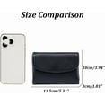 thumbnail image 2 of HAXQL Joyfullygo Wallet, Unisex Pebble Leather Wallet, Relevantk Womens Genuine Soft Leather Small Purses Ladies Billfold, 2 of 7