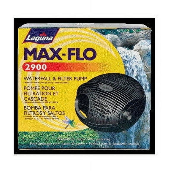 Laguna Max-Flo 2900 Electronic Waterfall and Filter Pump for Ponds Up to 5800-Gallon