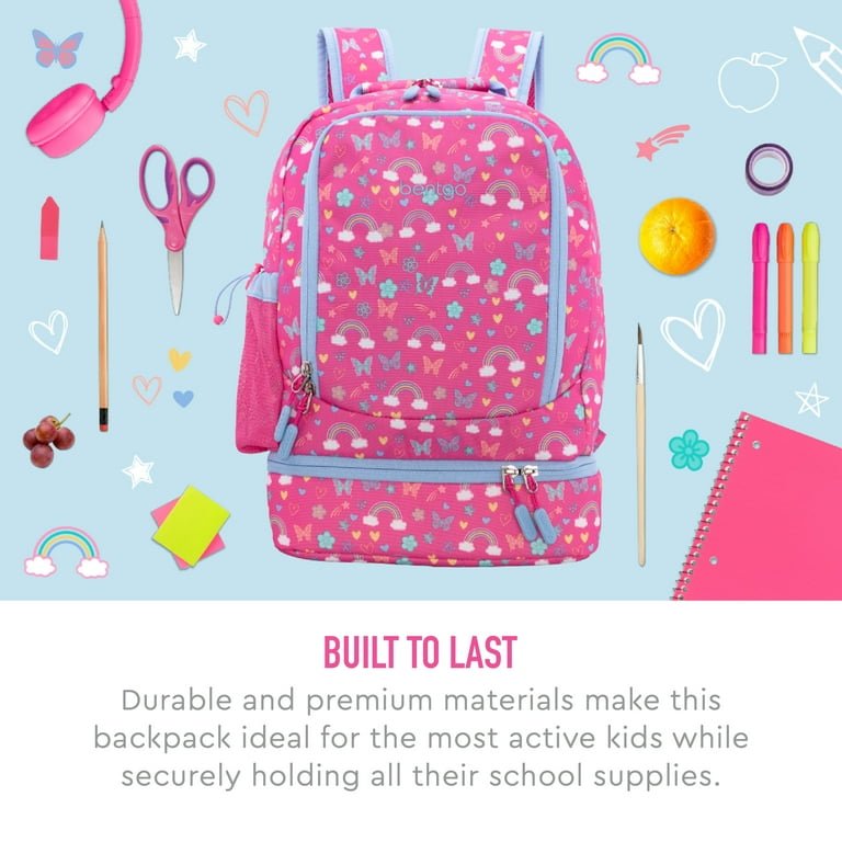 Bentgo Kids Prints 2-in-1 Backpack & Insulated Lunch Bag - Fairies