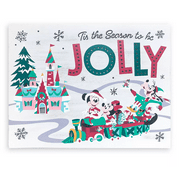 Disney Mickey Friends Light-Up Holiday Tis The Season to be Jolly Display New
