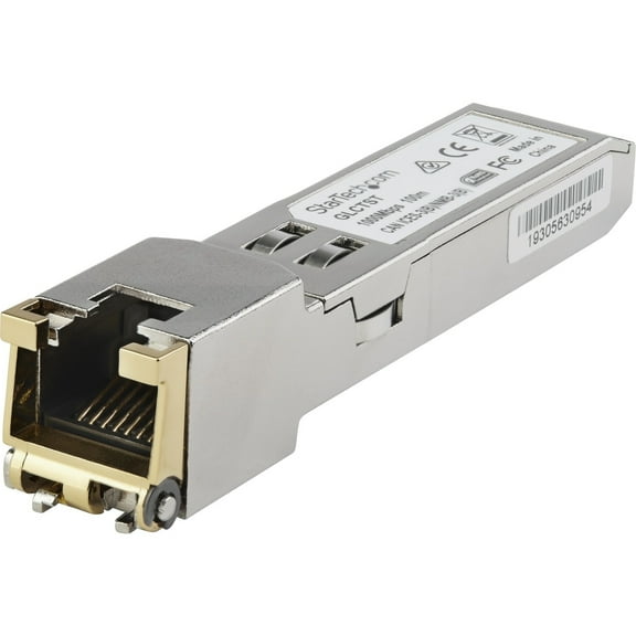 StarTech Juniper SFP-1GE-T Compatible SFP 1000Base-T Fiber Optical Transceiver