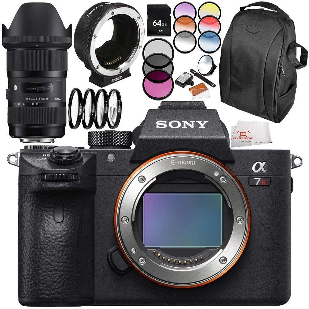 Sony Alpha a7R III Mirrorless Digital Camera with Metabones Canon