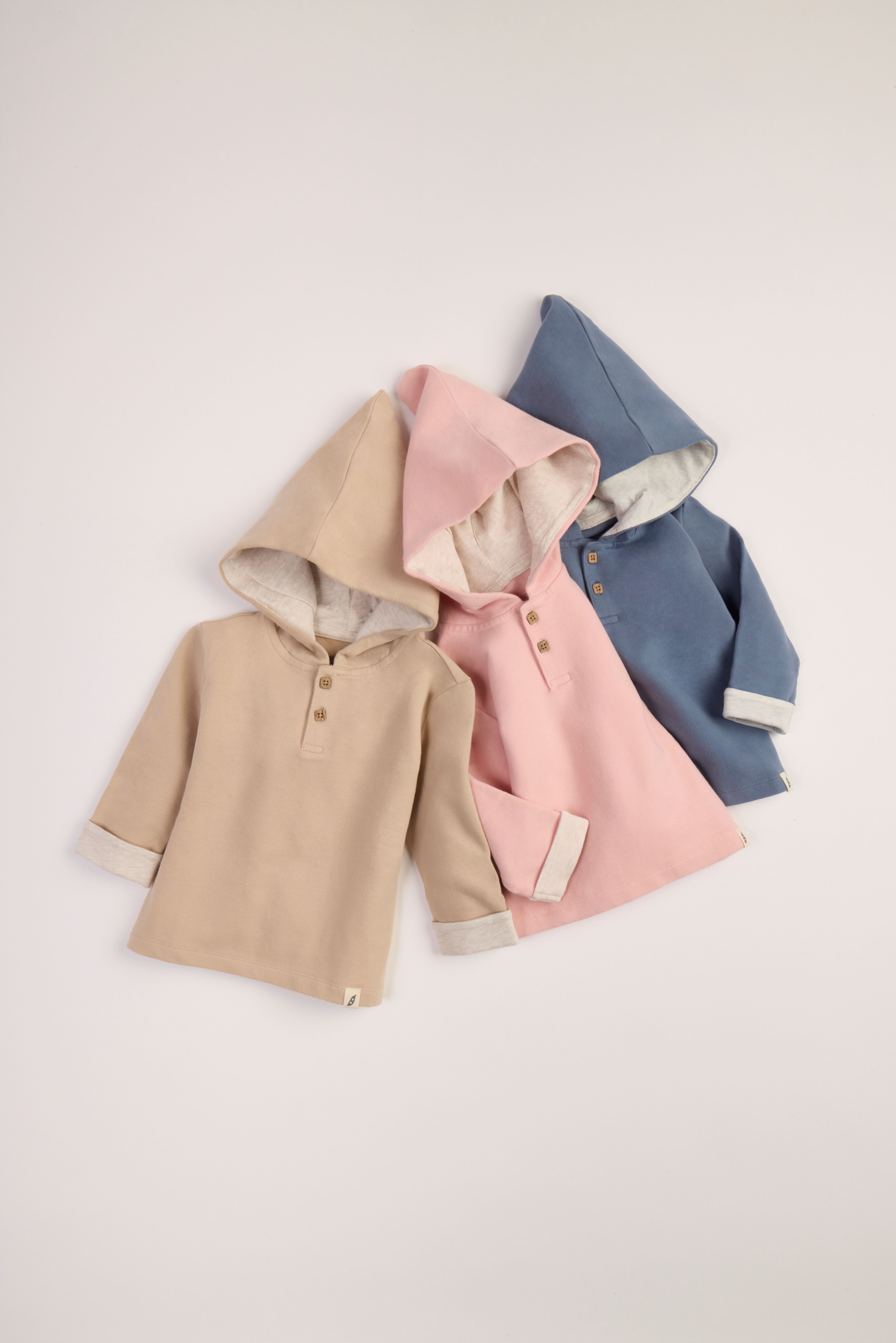 easy-peasy Baby Long Sleeve Gnome Hoodie, Sizes 0-24 Months