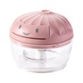 thumbnail image 2 of Manual Food Processor Mini Pull String for Veggies  Ginger  Fruits  Nuts  Herbs  etc  Blue Medium, 2 of 8