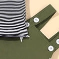 thumbnail image 5 of Kogui Baby Winter Clothes Set Newborn Baby Boy Clothes Outfits Embroidered Waffle Long Sleeve Romper Pants Hat Fall Winter 3 Piece Set 0 3 6 9 12 18 24 Months,(Green 3-6 Months), 5 of 6
