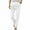 White, variant on Sevevn Women's Work Pants Mid Rise Relaxed Straight Leg Cargo Casual Trousers With Multi Pockets Navy L Women Beach Fashion
