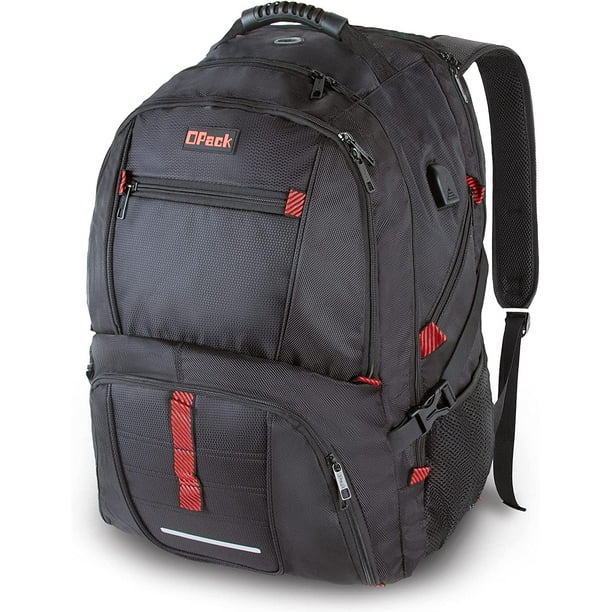OPACK 18.4 Laptop Backpack Extra Large Backpack TSA Friendly Durable ...