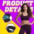 thumbnail image 3 of BESTSKY Patella Knee Brace,Stabilize the Patella Volleyball Knee Pads Women,Double Decompression Knee Brace for Women,Black&green, 3 of 7