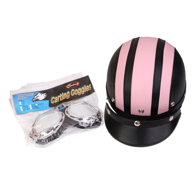 Casco Protector de Moto Sunnimix Dobladillo de motocicleta Rosa