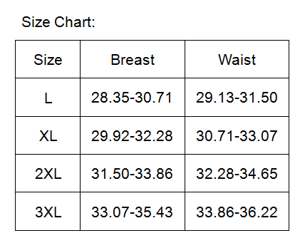 Senfloco Size Chart