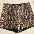 thumbnail image 6 of Women's Summer Shorts Leopard Sequin Mini Drop Waist Skinny Club Rave Bottoms Loose High Waisted Short S-XL, 6 of 9
