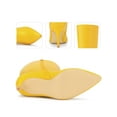thumbnail image 3 of BLISSFUL STEP Women's Boots Knee High Slim Calf Pointed Toe Stiletto Heel Yellow 6, 3 of 6