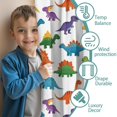 thumbnail image 3 of Blackout Kids Curtains,Colorful Dinosaur Assortment Pattern Childrens Insulated Curtains Set Of 2,Bedroom Essentials,Toddler Room Decor 42"x54", 3 of 5