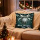 thumbnail image 5 of CaiYueKe Christmas Pillow Cover Holiday Decorations, Festive Sofa Cushion Cover with Christmas Wreath Gift Box Design, Green Christmas Themed Pillowcase for Living Room Office Decor, 5 of 7