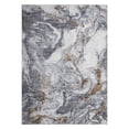 thumbnail image 2 of Boho Modern Abstract Area Rug 5x7 Machine Washable, Non-Slip Backing, Soft Low Pile Faux Wool Carpet for Living Room, Bedroom, Dining Room, 2 of 9