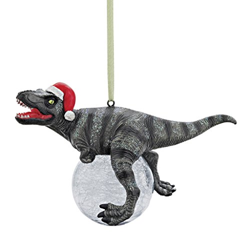 Design Toscano Christmas Tree Ornament Blitzer The T Rex With
