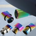 thumbnail image 2 of Multicoloured Stainless Steel Exhaust Pipe Car Exhaust Muffler Car Supplies, 2 of 9
