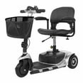 thumbnail image 4 of Vive Mobility 3-Wheel Electric Scooter Bundle – Includes Cup Holder, Mobility Electric Chair, Sheepskin Armrests & Gel Seat Cushion, Blue, 4 of 7