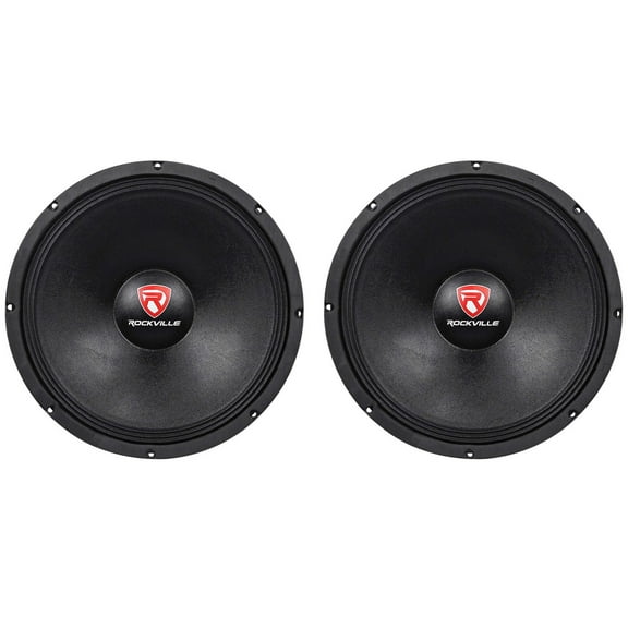 (2) Rockville RVW1500P8 3000w 15" Raw DJ Subwoofers 8 Ohm Subs 70OZ Magnet