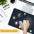 thumbnail image 5 of Gold Sun Star Moon Desk Mat,Large Gaming Mouse Pad,Non-Slip Rubber Base Mousepad with Stitched Edges,Waterproof Mouse Mat Desk Pad for Work, Game, Office (31.5x15.7 in), 5 of 6