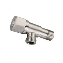 MEIBUTYUP Bathroom Angle Valve, Stainless Steel, , Easy to Install, Leak-Resistant, Plumbing Replacement Part