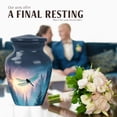 thumbnail image 4 of JAGASY Dragonfly Memorial Small Urn for Ashes Adult Male - Blue Tiny Urns for Human Ashes Keepsake - Sunset Tree Decorative Urns for Daughter - Pink Cremation Urn for Son - (3 Inch), 4 of 7