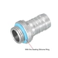 thumbnail image 4 of Uxcell 4pcs G1/4 Fitting, G1/4 Thread with 12mm OD Nozzle PC Water Cooling Hose Barb Fitting for PC Water Cooling System Accessories, 4 of 4